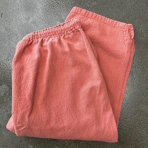 Vintage Drawstrings California Made In Usa Size Large Wide Leg Linen Pants